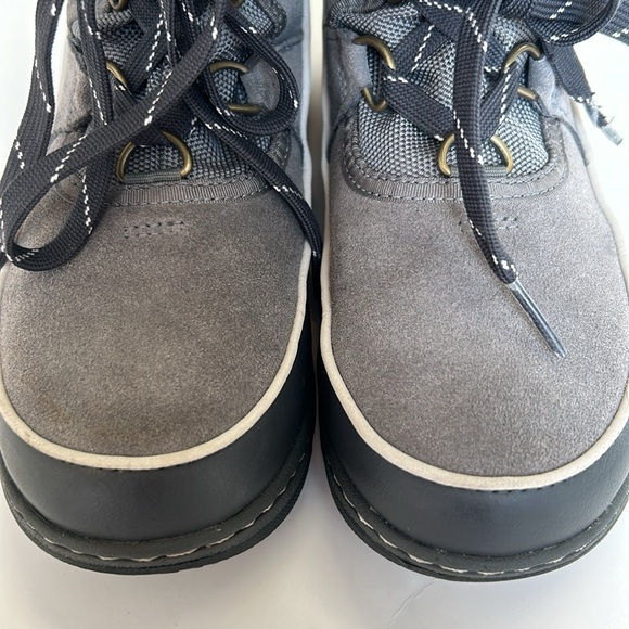 SOREL Trivoli lll Women’s Suede Waterproof Winter Boots in Quarry/Cloud Gray 6 - Picture 7 of 17